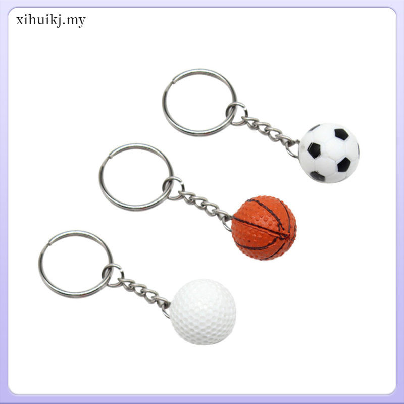 Basketball Football Key Chain Hanging Pendant Holder xihuikj | Shopee ...