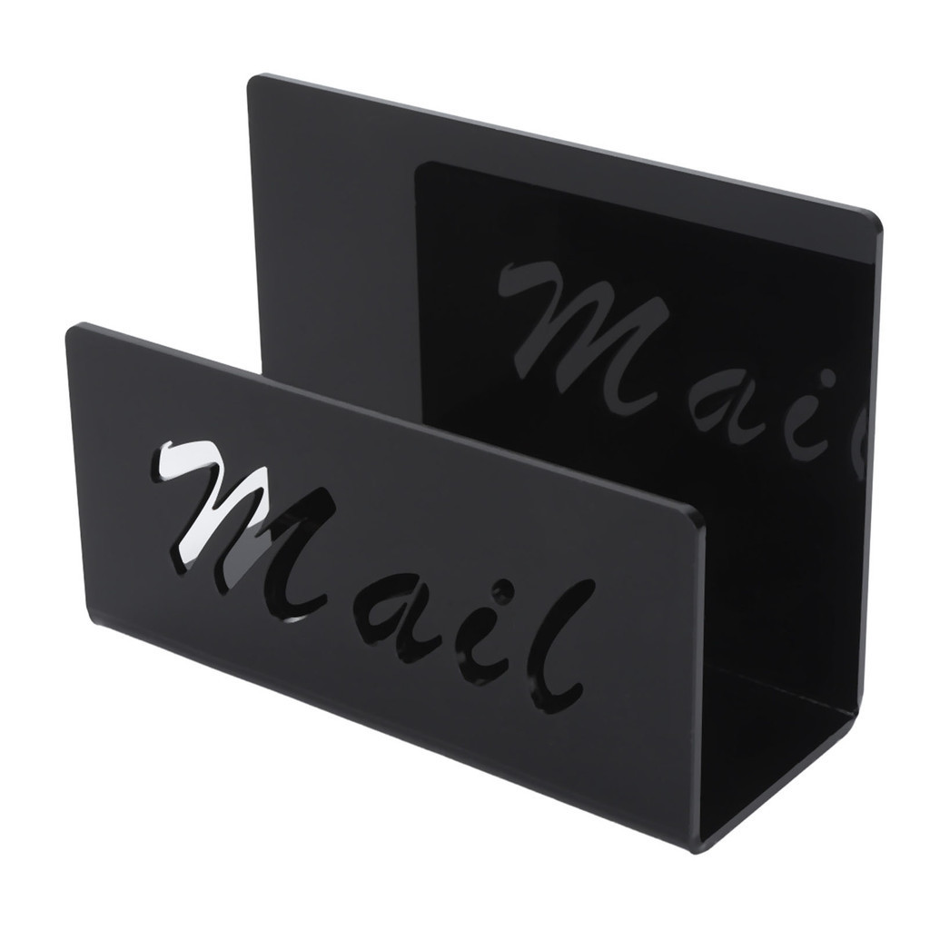 [EPAY] Mail Holder Acrylic Countertop Mail Organizer Desktop File
