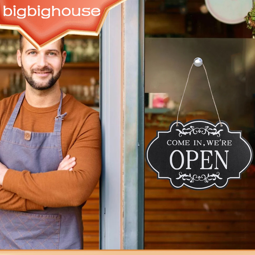 【Biho】Easy-to-install Open Closed Sign Board For Indoor And Outdoor ...