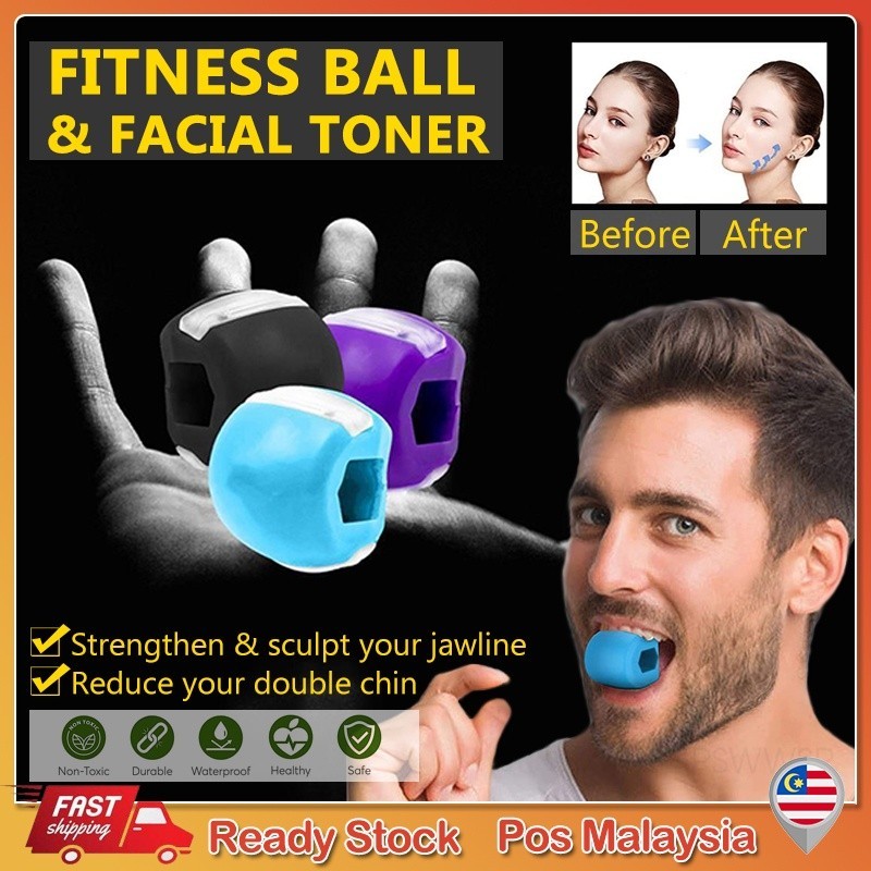 BLH Jaw Face Fitness Ball Jawline Exercise Facial Anti-Wrinkle Jaw ...