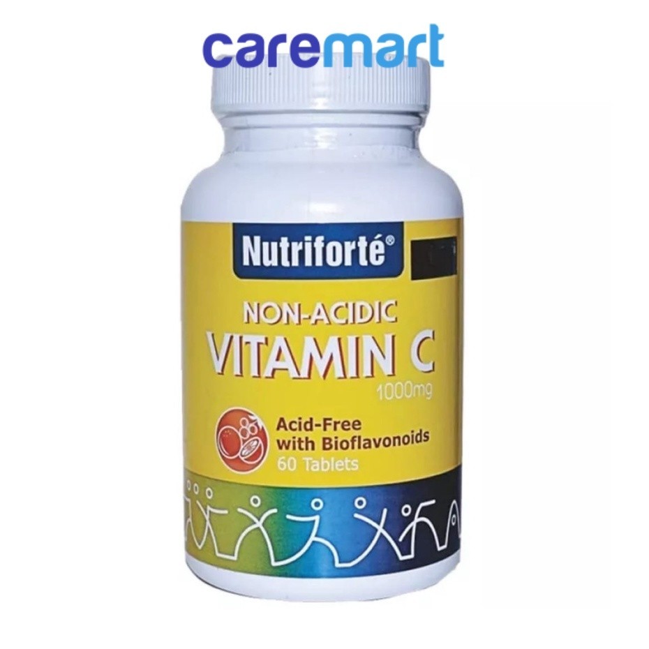 NUTRIFORTE NON-ACIDIC VIT C 1000MG 60'S (EXP:01/2025) | Shopee Malaysia