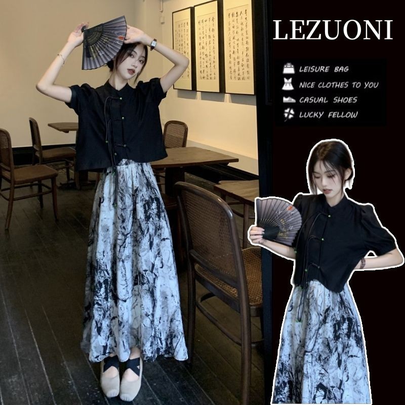 New Chinese Dress Suit 2024 Ink National Style Girl Narrow Waist   Sg 11134201 7rd40 Lvsj9vbyistgb2