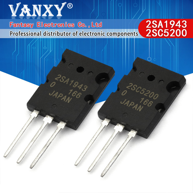 6PCS 2SA1943 TO-3P 2SC5200 TO-3PL 3pair ( 3PCS C5200 + 3PCS A1943 ...
