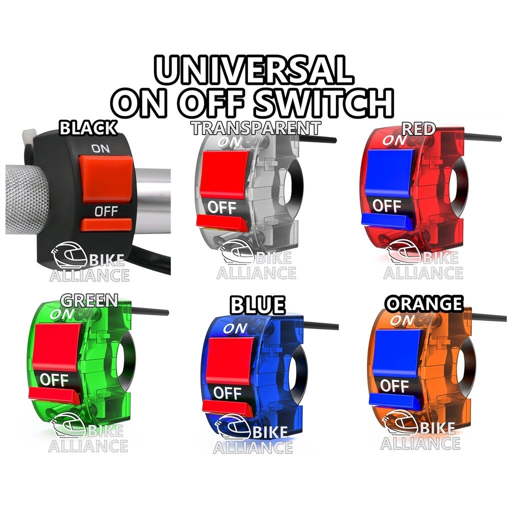 READY STOCK UNIVERSAL ON OFF SWITCH HANDLE BAR 7/8