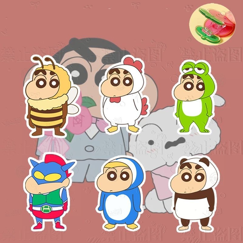 (3cm) Cute Shin-chan ver Crayon Shin-chan ver anime chibi Animal ...