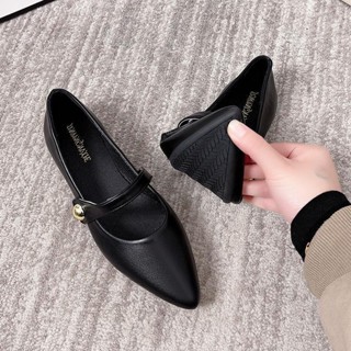 Retro Mary Jane Women's Shoes Pointed Toe 2024 New Style French New ...