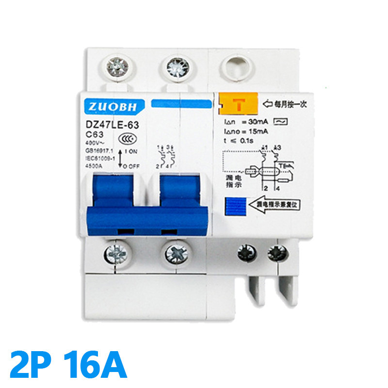40A DZ40LE EPNL 230V 1P+N 過電流および短絡電流漏れ保護付き