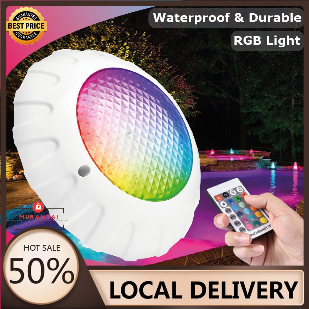 Swimming Pool Light LED RGB Color Changing DC12V IP68 Waterproof Pond ...