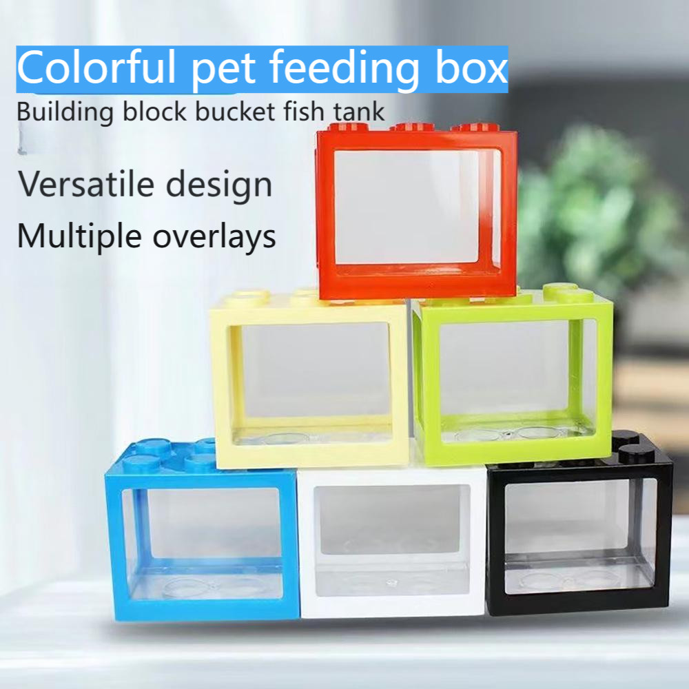 Modular Betta/Guppy Tank, Crystal Acrylic Desktop Eco Aquarium ...