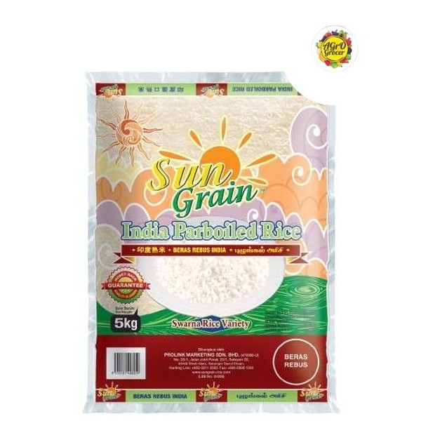 Sun Grain Indian Boiled Rice Swarna 5kg | Shopee Malaysia