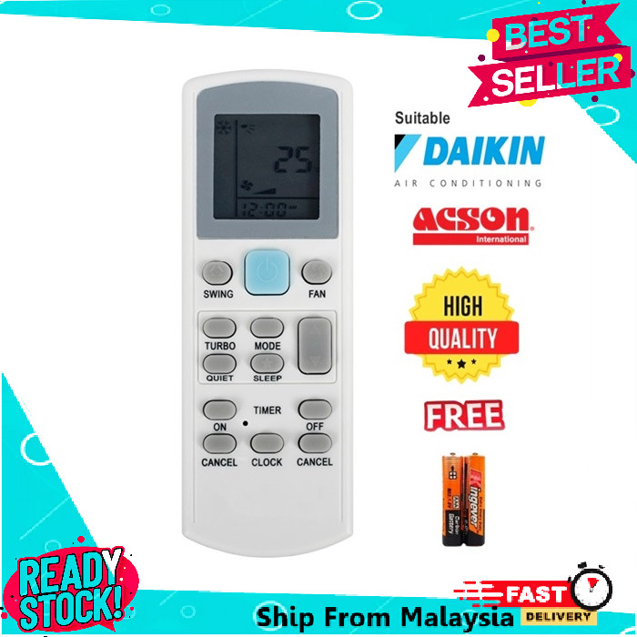 NEW DAIKIN ACSON Aircon Air Conditioner Remote Control ECGS02 ECGS02-i ...