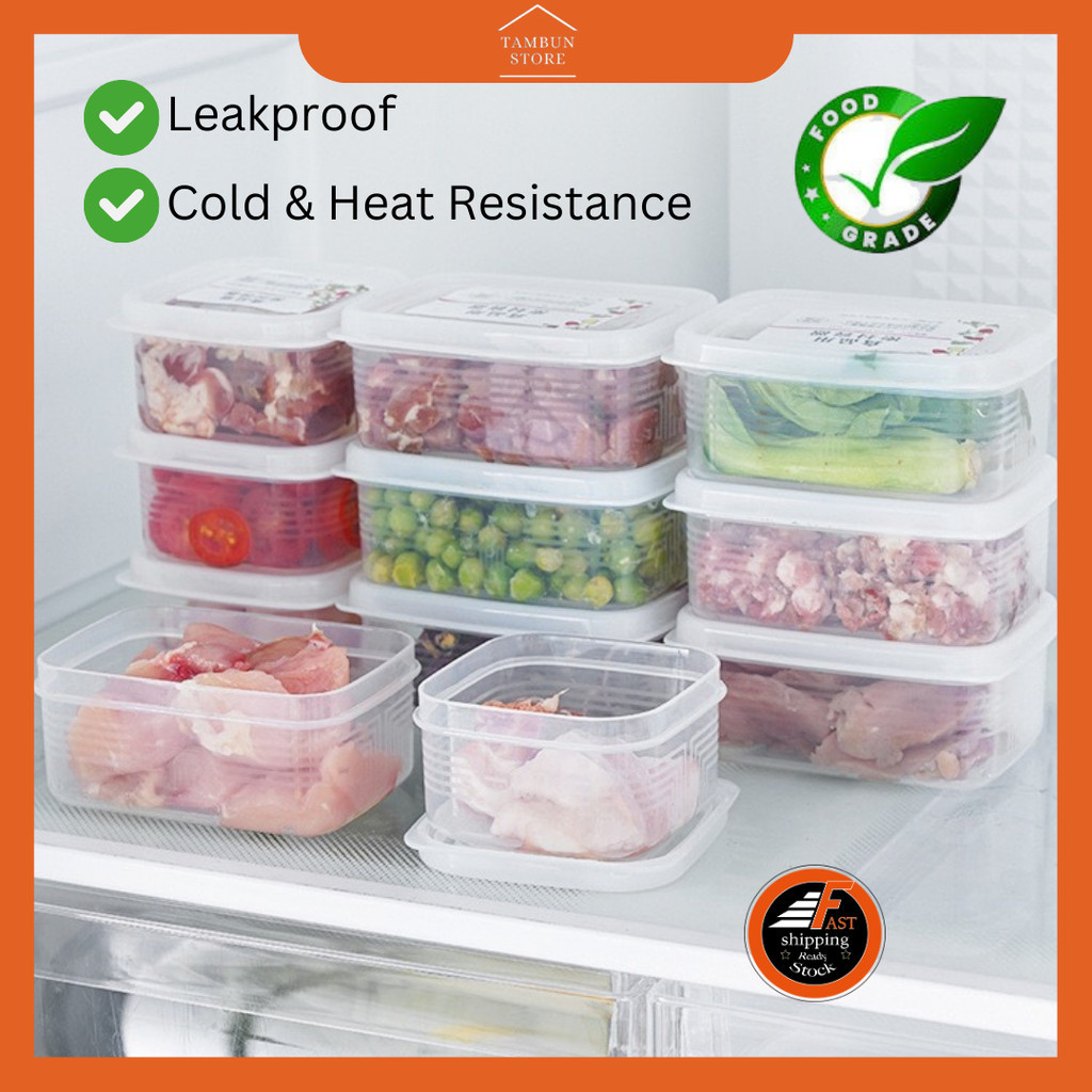 Food Grade Leak Proof Food Container Ingredient Storage Fruits Meat ...