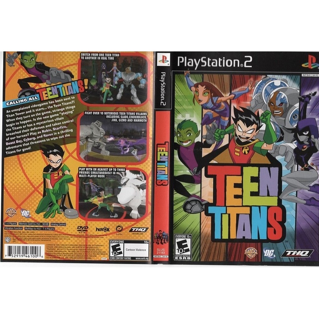 🔥PS2 Games CD DVD 🔥PS2 TEEN TITANS Dvd game Playstation 2 | Shopee Malaysia