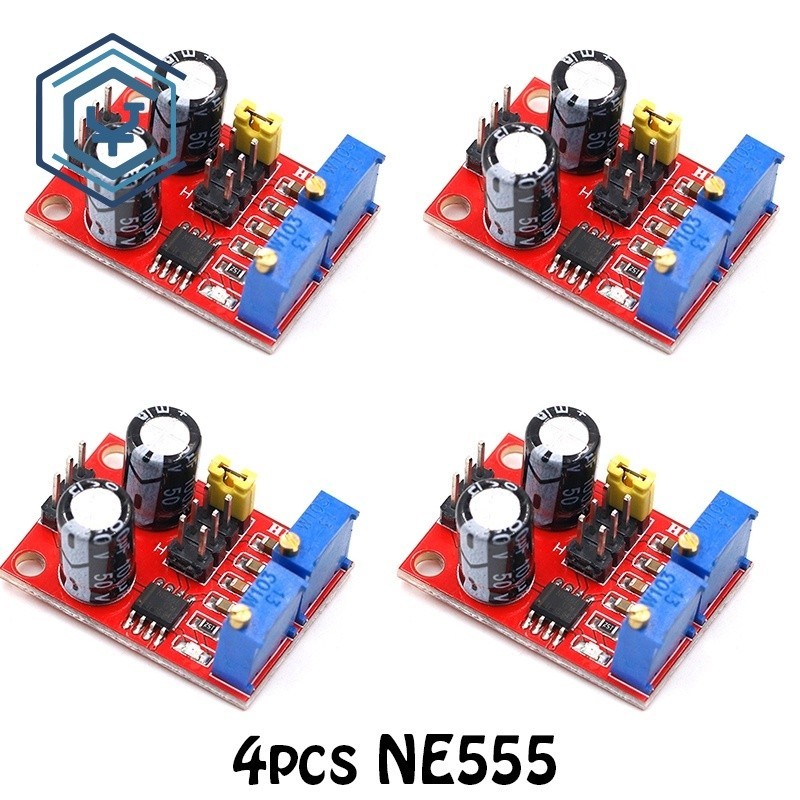 4PCS NE555 Adjustable Frequency Pulse Generator Module Stepper Motor