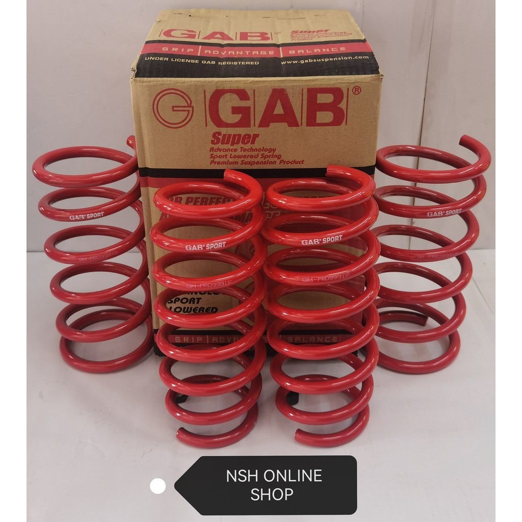 GAB Sport Coil Spring for Perodua Alza 1.5 (1Set=4pcs) | Shopee Malaysia