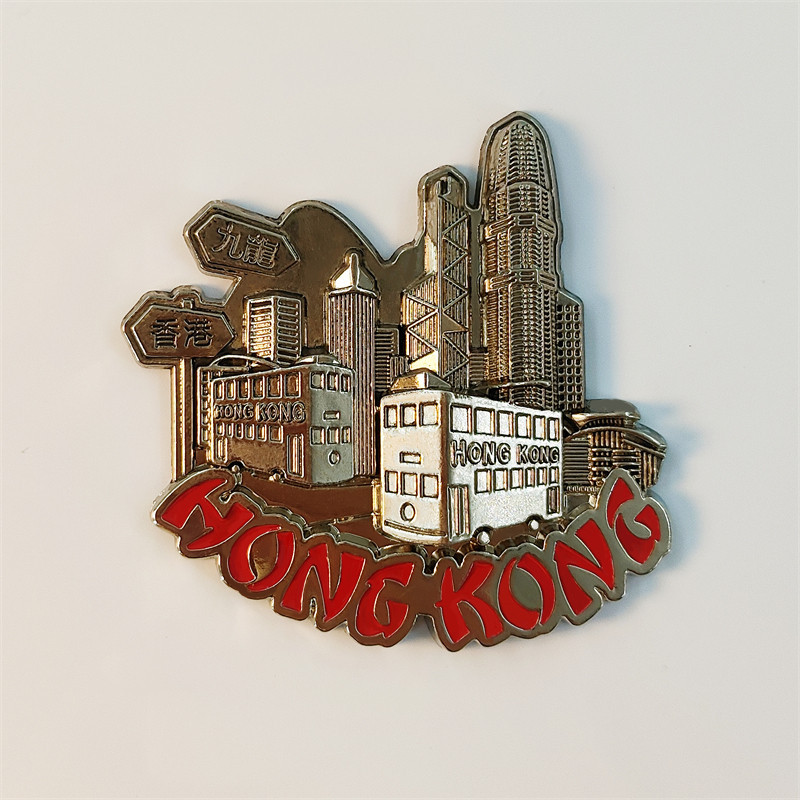 Kowloon, Hong Kong Metal Refrigerator Refrigerator Creative Souvenirs Home