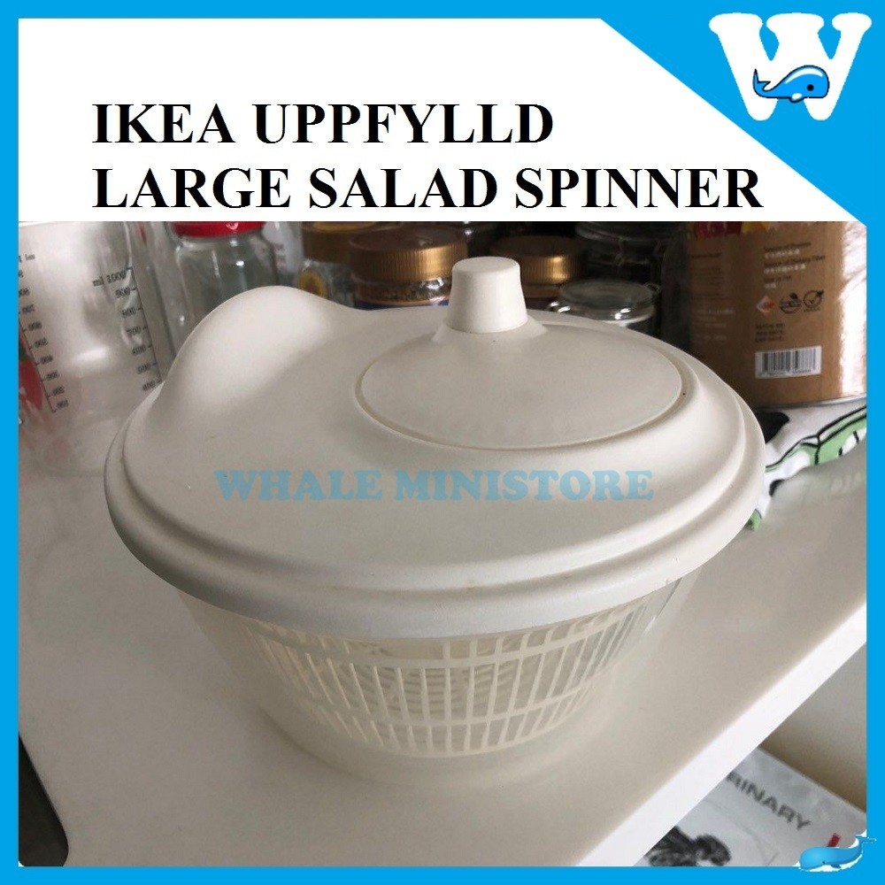 IKEA SALAD SPINNER / SALAD TOSSER / VEGETABLE WASHING BASKET / PEMUTAR