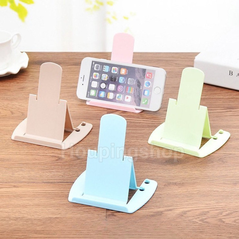 Card style mobile phone holder with foldable adjustable slopes portable ...