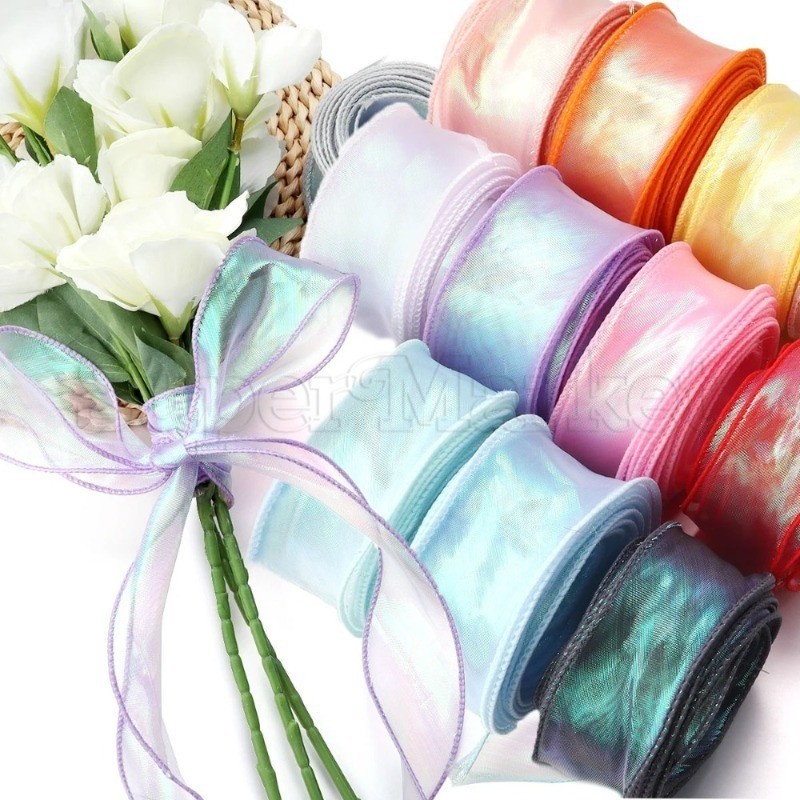 [ Featured ] Fantasy Satin Ribbon - Fishtail Yarn Ribbons - Solid Color ...