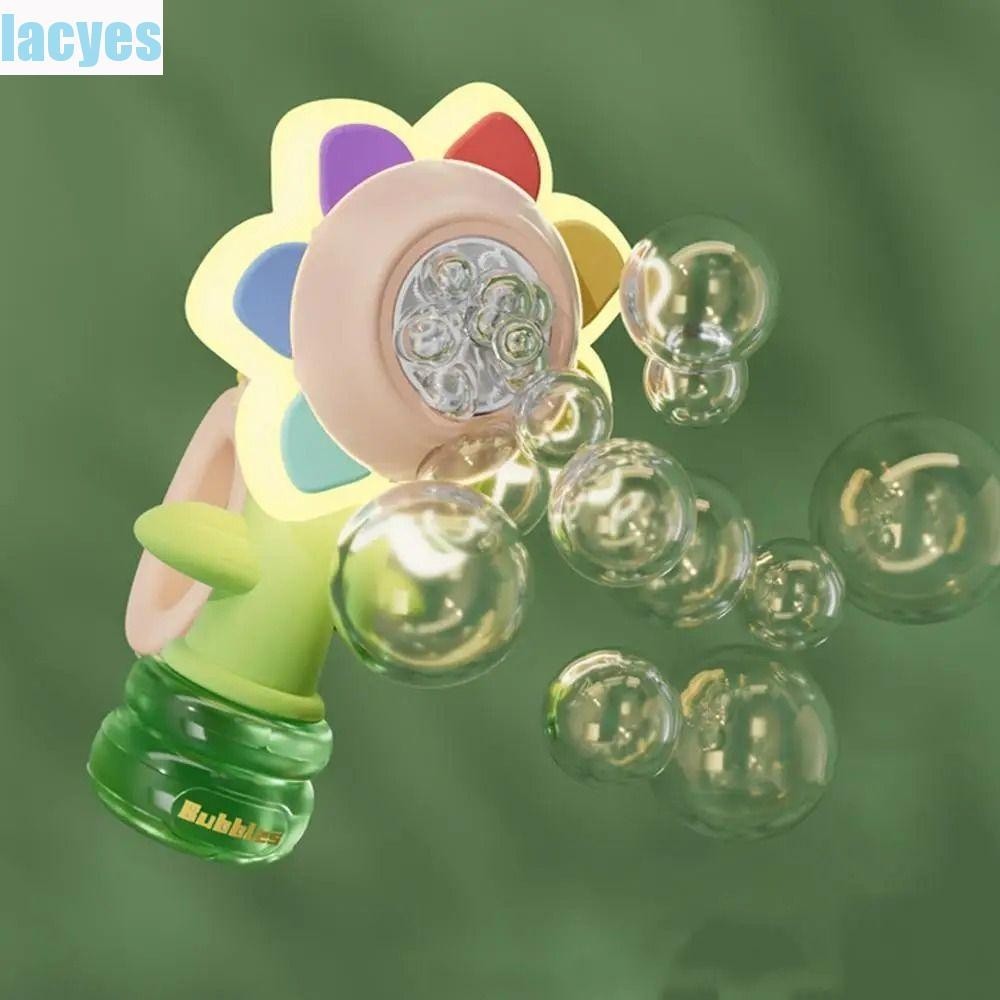 LACYES Electric Bubble|Toy, 3 Speed Adjustment Portable Flower Bubble ...