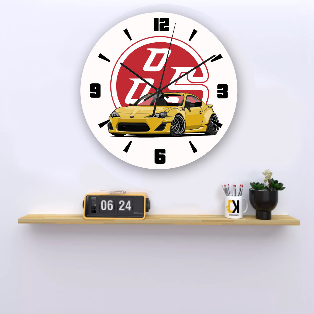 KRMK Wall Clock JDM TOYOTA FT86 GT86 FT 86 GT 86 Automotive Clock ...