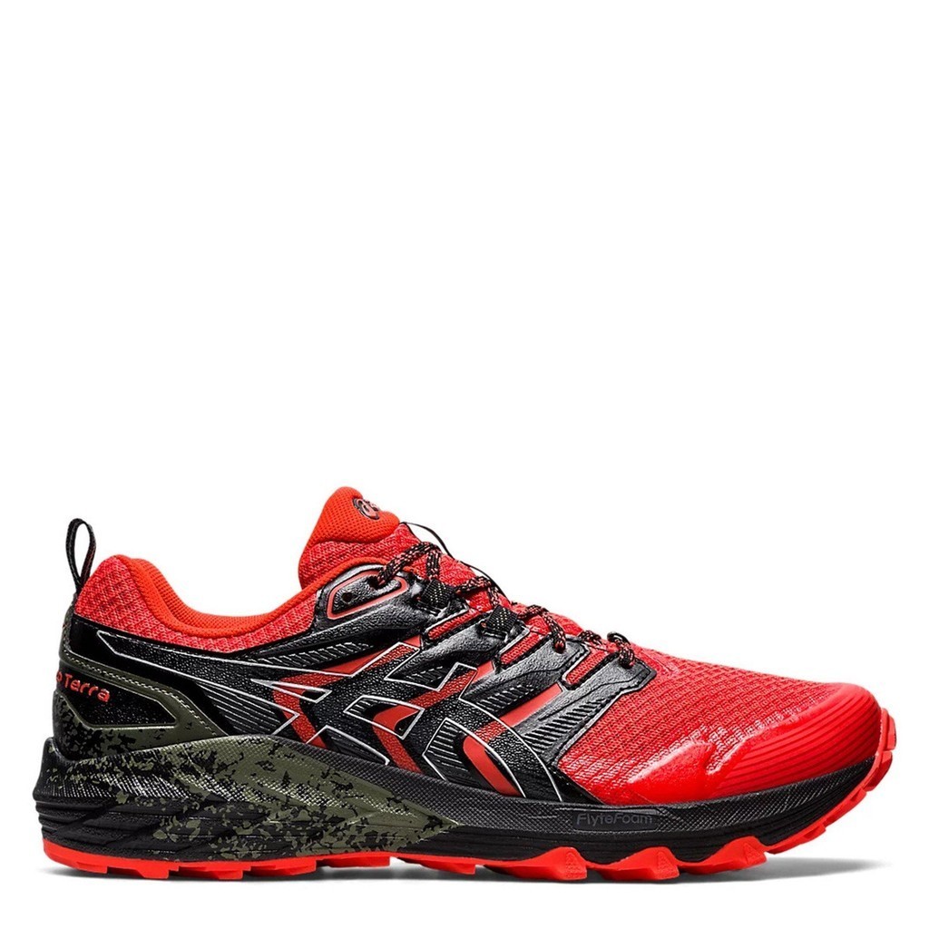 Asics Mens GEL Trabuco Terra Mens Trail Running Shoes C TOMATO SILVER Sports Direct Shopee Malaysia