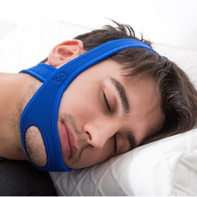 Snore Stop Belt Stop Anti Snoring Cpap Chin Strap Quiet Sleep Apnea Jaw