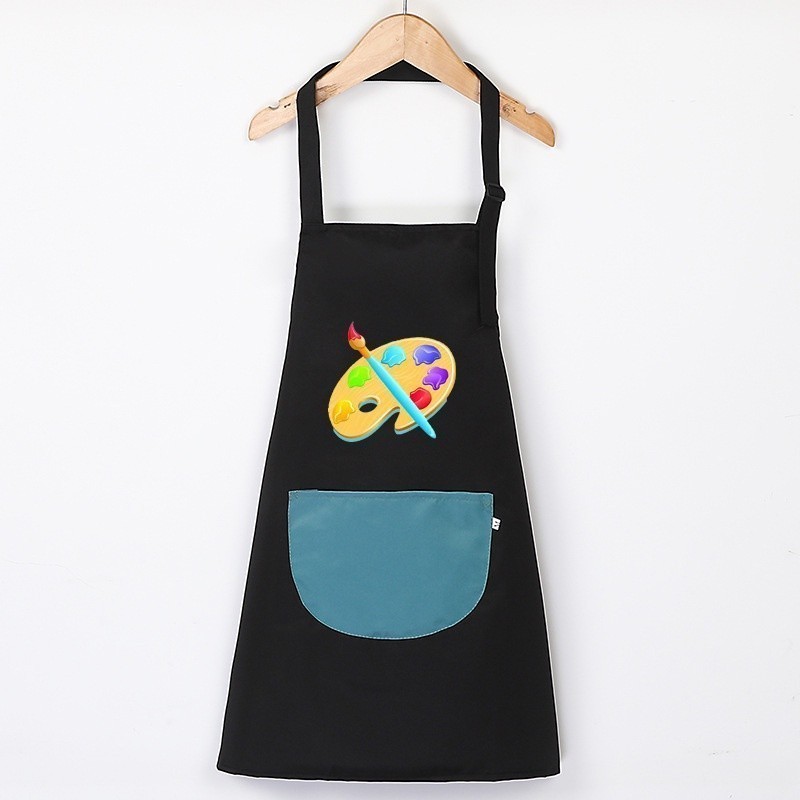 Paint And Play Today Kids Waterproof Apron – Ages 2-4, Blue, Polyurethane-Coated Nylon, MPN 1512