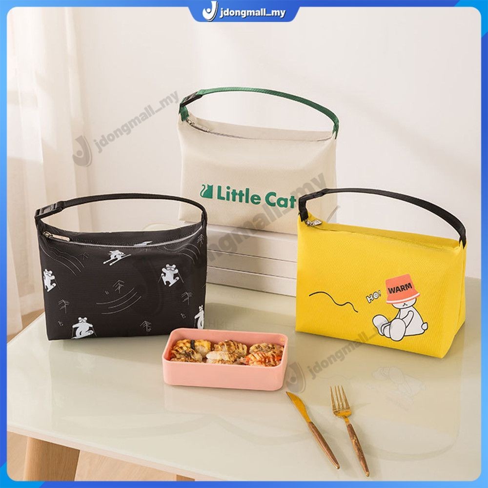 Lunch Box Handbag With Rice Pocket Lunch Bag Aluminum Foil Student
