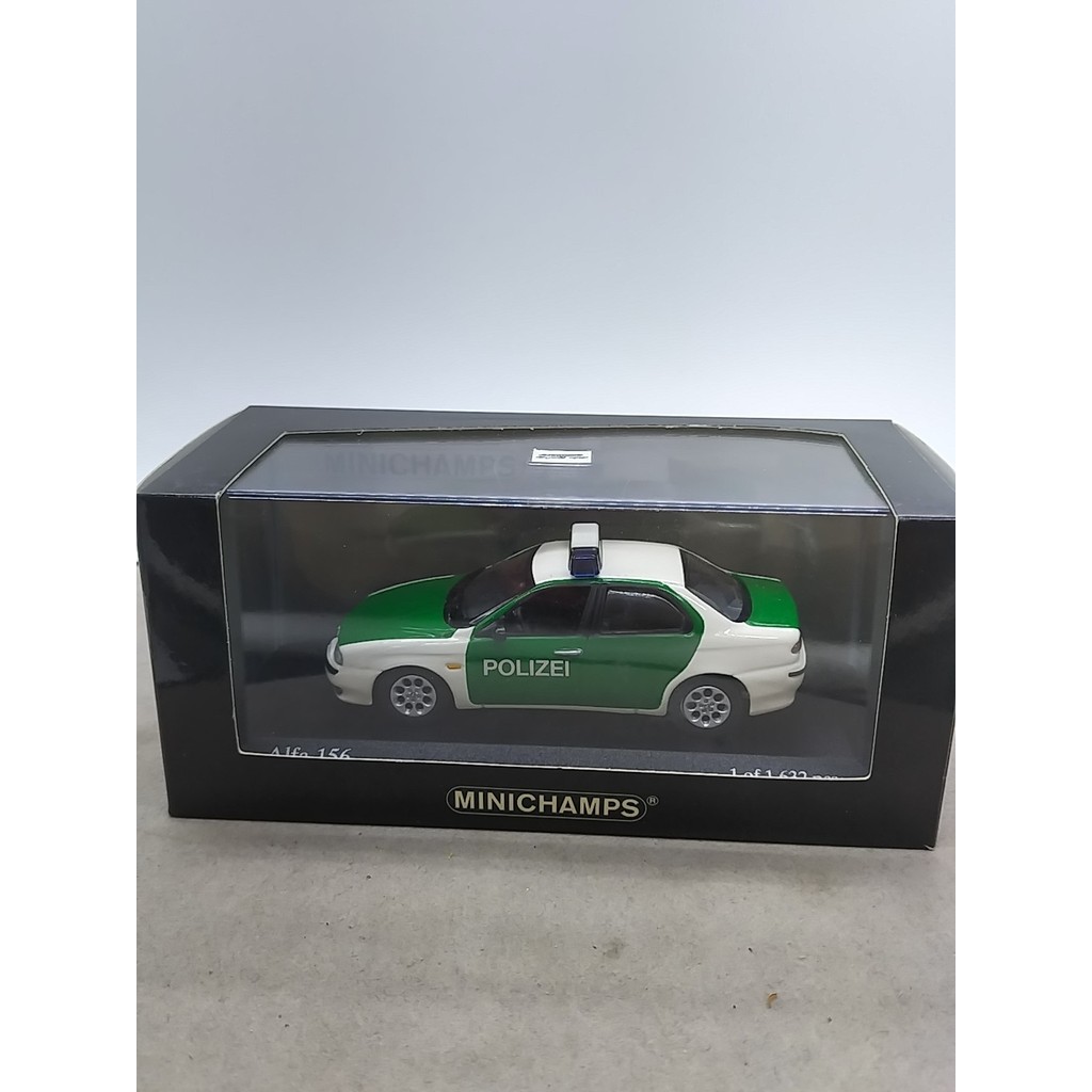 1997 Alpha Romeo 156 Police Edition Alloy Car Model 1: 43 Limited ...