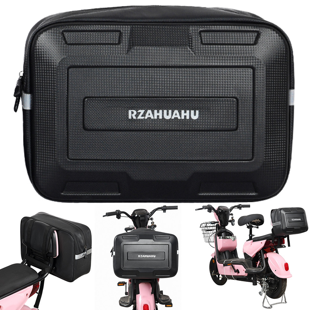7/9L Motorcycle Tail Bag Hard Shell Rear Bag Waterproof Capacity ...