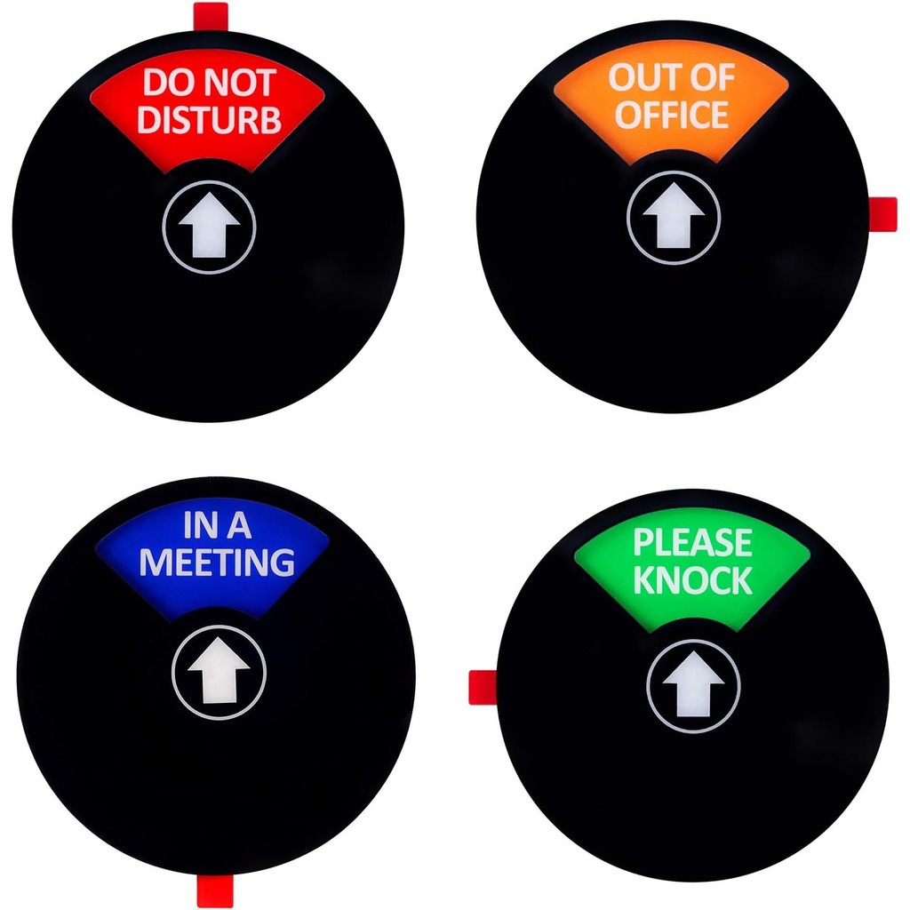Kichwit Privacy Sign for Office Door, Do Not Disturb, Out of Office ...
