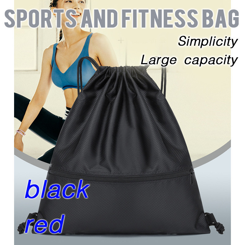 String Bag Backpack Basketball Soccer Bag Sports Gym Bag Outdoor Nylon ...