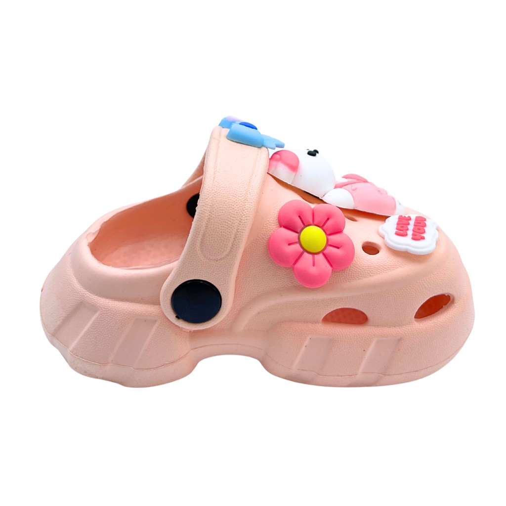 HAPPYFIT FOOTWEAR [RABBIT 9 ] 1-4 years old GIRL RABBIT RIBBON FLOWER ...