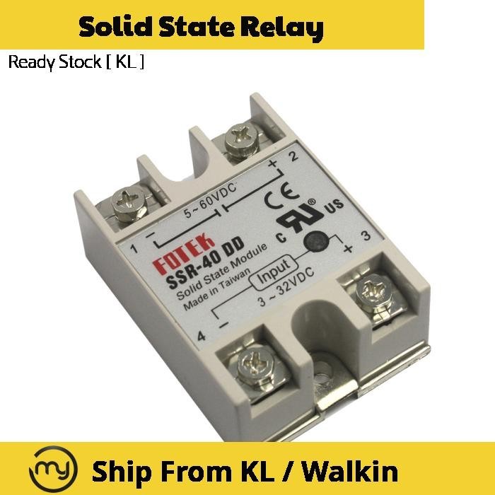 DC to DC Solid State Relay SSR with protective casing | Shopee Malaysia
