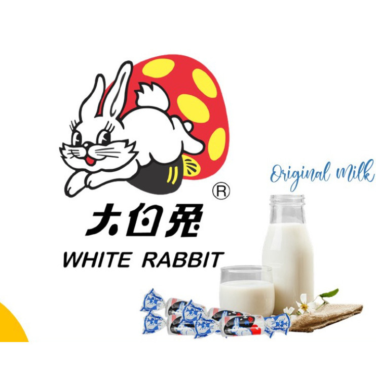 【Snack 现货 】大白兔糖 白兔糖 奶糖 - 原味 39g White Rabbit Milk Candy - Original ...