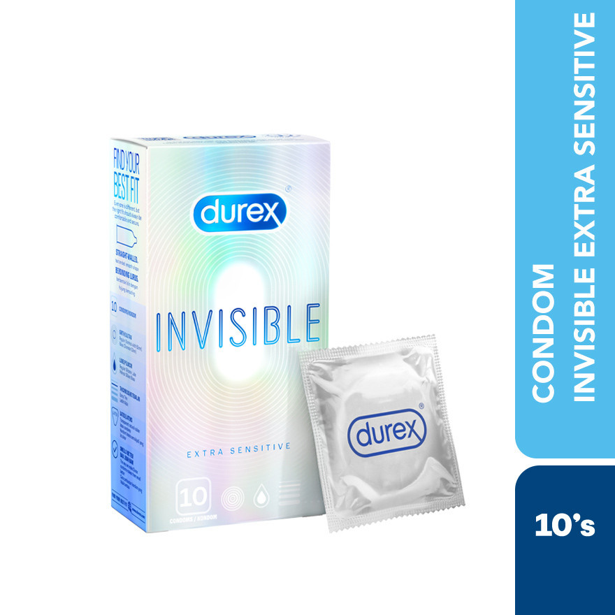 DUREX Condom Invisible Extra Sensitive 10s | Shopee Malaysia