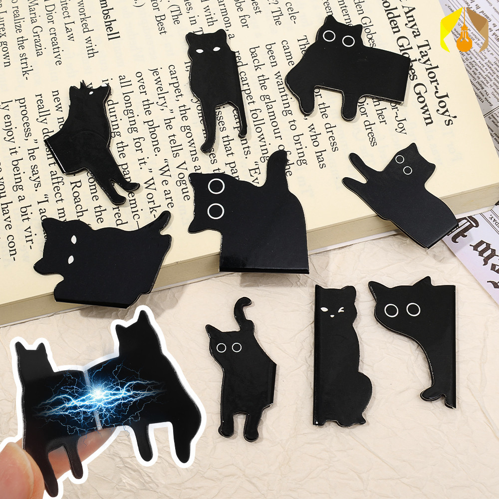 Acrylic Thumb Bookmark Kawaii Cat Bookmark - Durable School Book ...