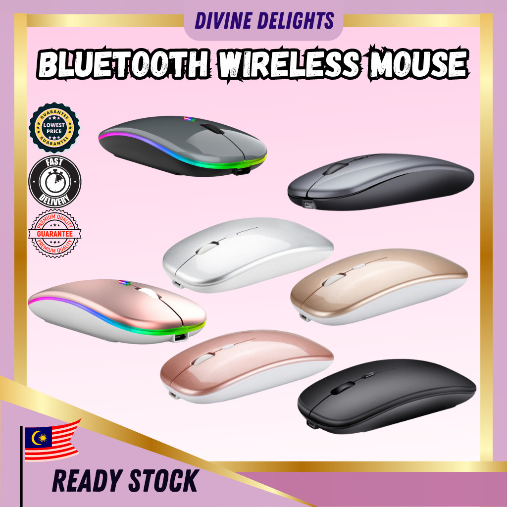 🔥ready stock🔥Adjustable Wireless Mice Wireless Mouse Bluetooth 2.4Ghz ...