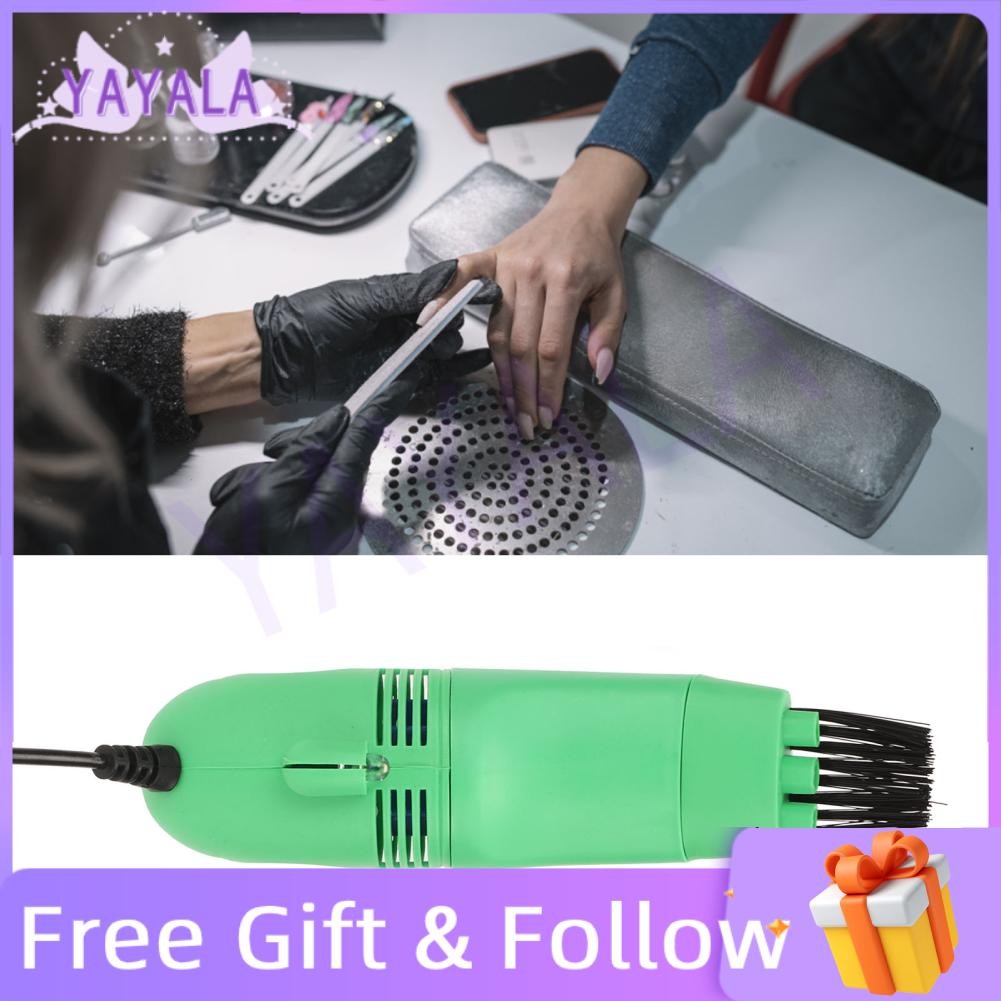 Yayala Mini Nail Dust Collector Powerful Vacuum Extractor Electric ...