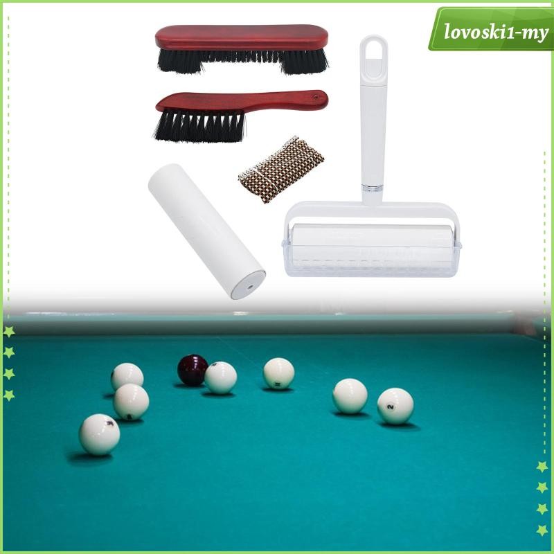 2 Set Billiards Pool Table And Rail Brush, Billiards Pool