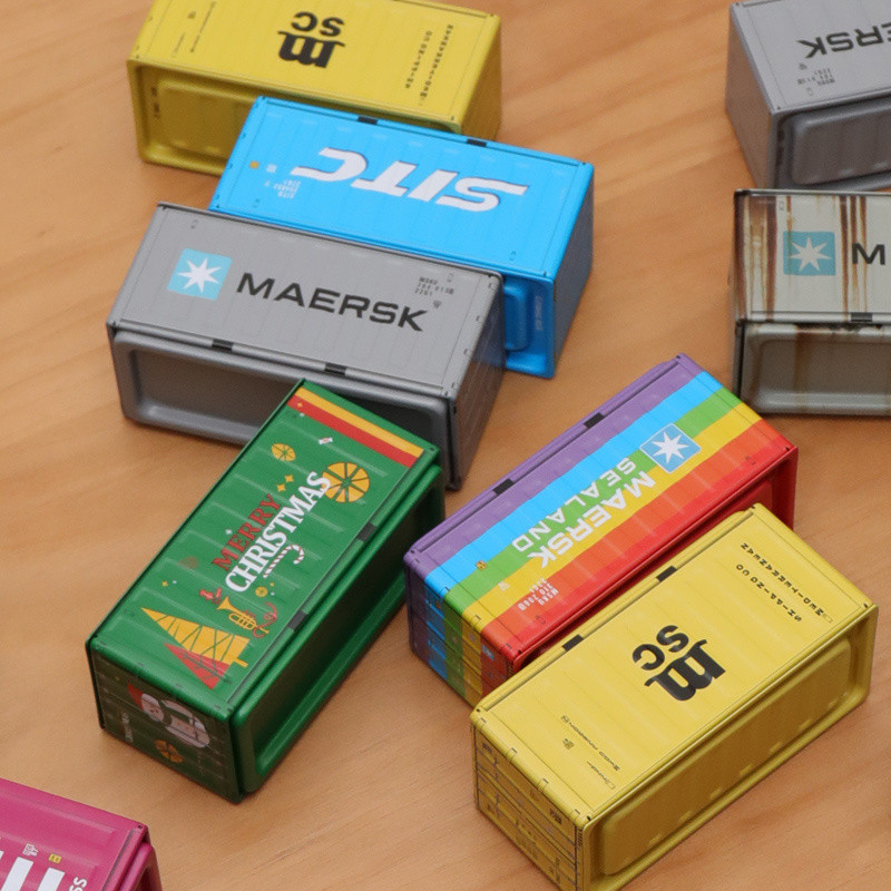 Mini Tin Small Container Miniature Model Desktop Decoration Doll Doll ...