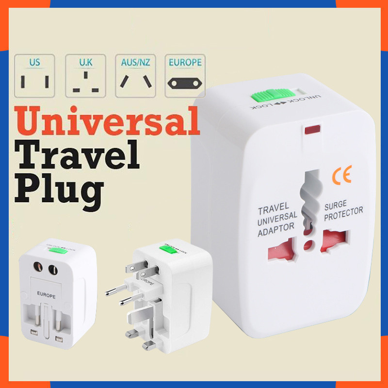 Universal Adapter Type C Plug Socket Charger Travel Kit Worldwide ...