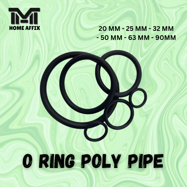 1 pcs Poly O Ring Poly Pipe Fitting EPDM Rubber Gasket Getah Polypaip O ...