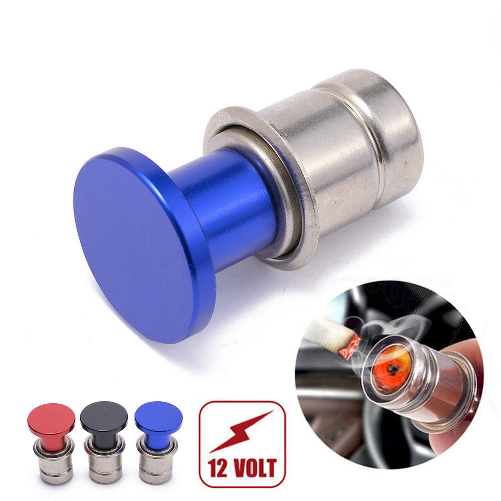 Universal Sports 12 Volt Push Button Design Car Cigarette Lighter Plug ...