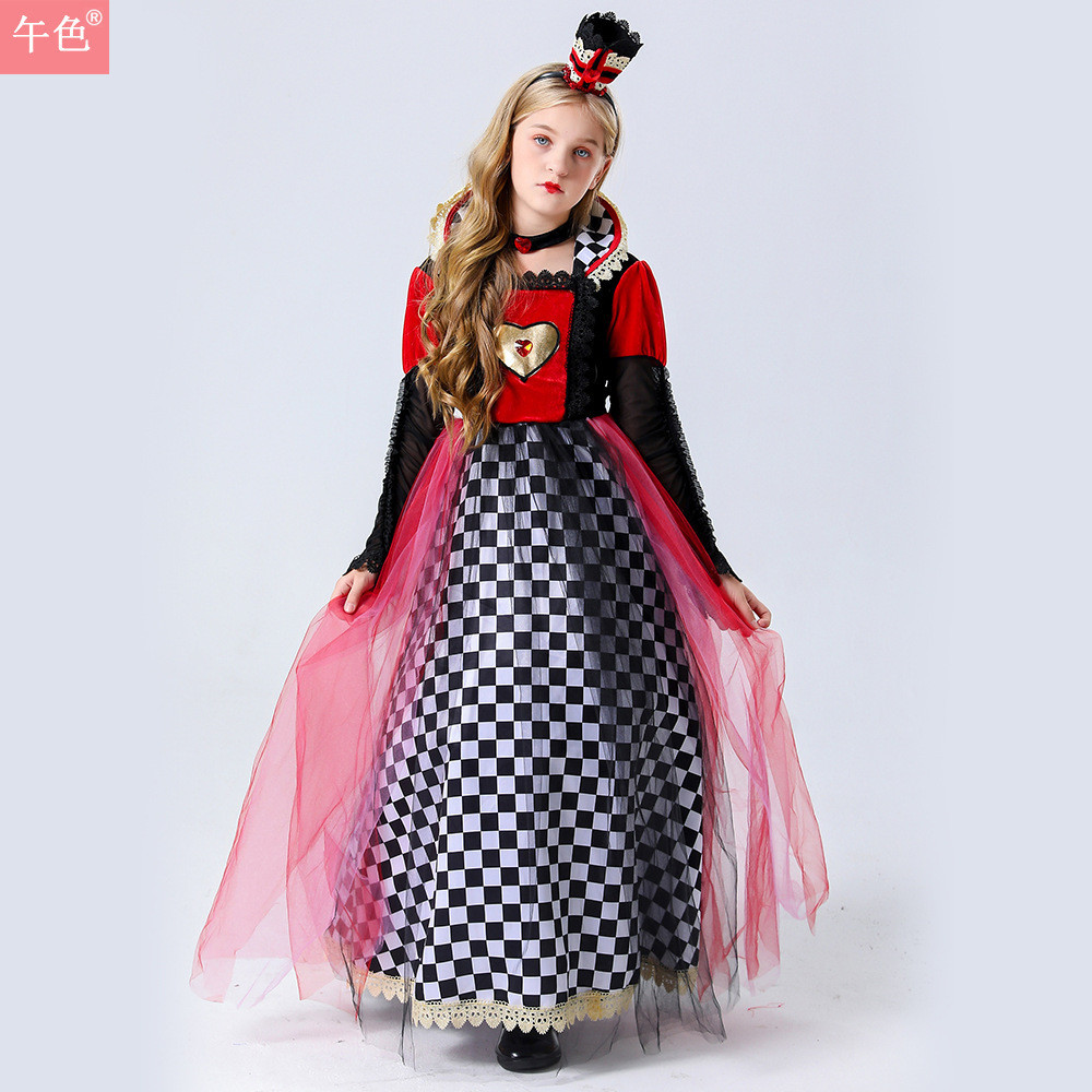 Halloween Costume Alice in Wonderland Queen of Red Costume Queen of ...