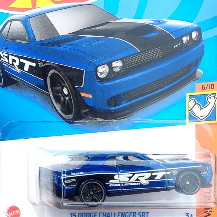 Hotwheels 15 Dodge Challenger Srt 2022 Blue Hemi Hw Muscle Charger Shopee Malaysia 7130