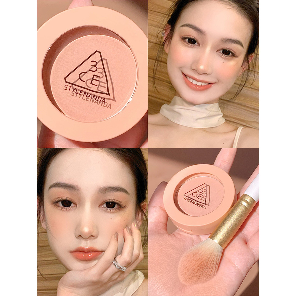 South Korea 3CE Monochrome Blush Liquid Delectable Repair Highlight Makeup  Palette Sun Red Nude Female 3CE | Shopee Malaysia