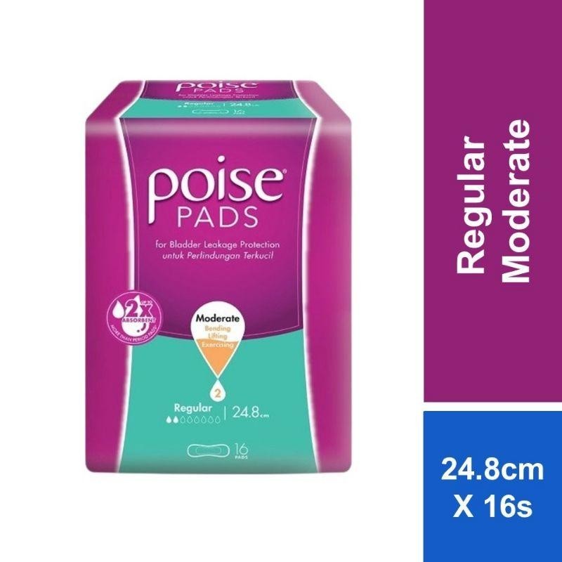 Poise NonWing Sanitary Pad For Daily Leakage Protection (6pad/10pad
