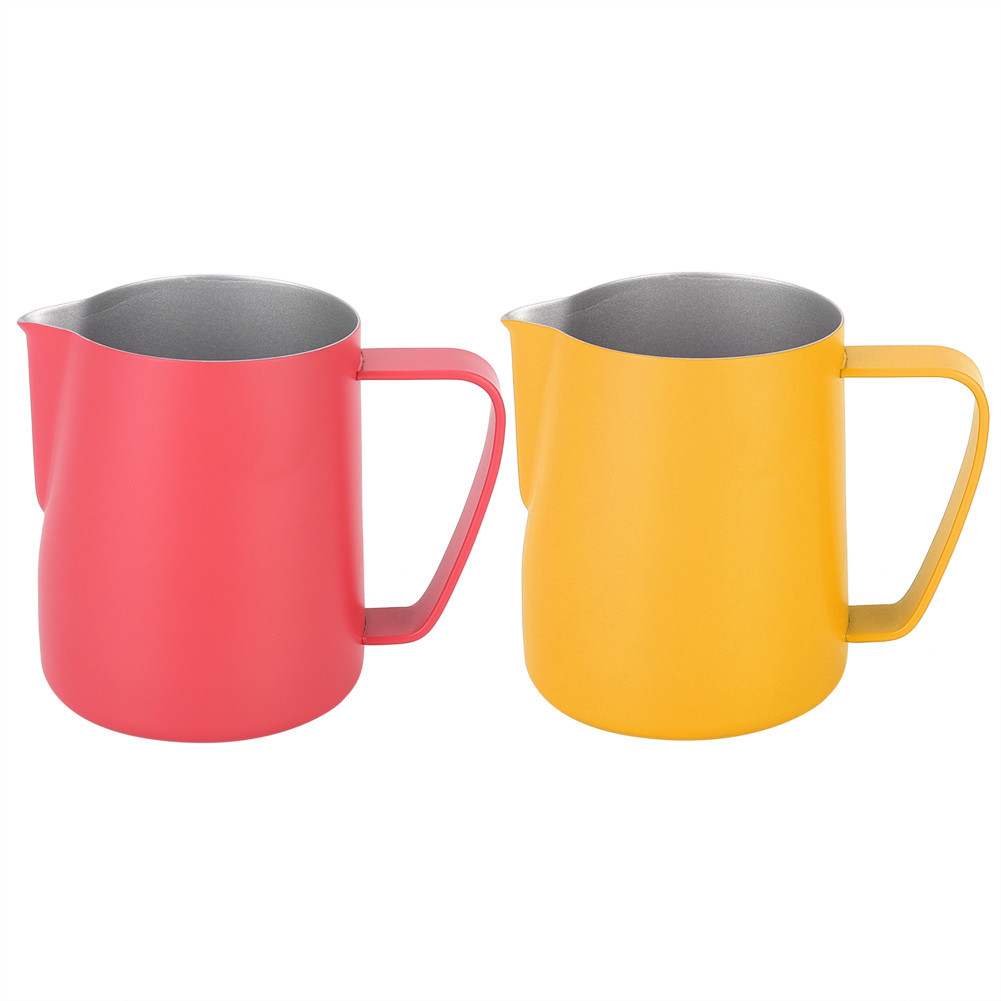 Lhome 350ml Stainless Steel Milk Frothing Jug Frother Coffee Latte